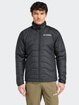 adidas Terrex Mens Mountain Insulated Jacket -black, Black, Size M, Men