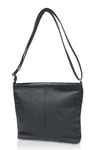 s.Oliver (Bags) Sporty Stud Shoulder Bag, sacs bandoulière femme - Noir - Schwarz (Schwarz 9999), 36x30x6 cm (B x H x T) EU