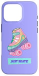 iPhone 16 Pro Roller Skate Classic 90s 80s Retro Kitsch Pastel Quad Skates Case