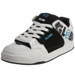 Globe Tilt, Chaussures de skate homme - Blanc/noir/bleu, 39 EU (6.5 US)