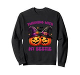 Twinning With My Bestie Halloween Pumpkin For Women And Men Sweatshirt