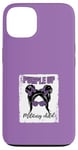 iPhone 13 Purple Up Military Child Leopard Purple Military Kids Case