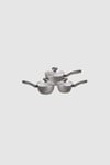 Earth Pan 3 Piece Saucepan Set, Eco Friendly Induction Hob Pan Set