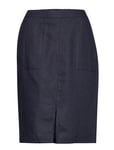 Masai Sara Skirt Knälång Kjol Blå [Color: NAVY ][Sex: Women ][Sizes: XS,S,L ]