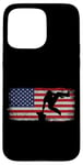 iPhone 15 Pro Max Parkour Free Running Traceur American Flag Vintage Case