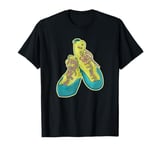 Old rock climbing shoes illustration climbing gear T-Shirt