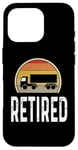 iPhone 16 Pro Semi Truck Driver Retired Operator Retirement Senior Citizen Case