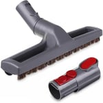 Dpzo - Flexible Brosse à Parquet 30cm Pour Aspirateur Compatible avec Dyson DC37 DC33C V7 V8 V10 V11 Aspirateurs Dyson Cordless Stick Vacuum Cleaners