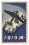 AIRLINES AIR AFRIQUE Réf1013 - POSTER HQ 50x70cm d'une AFFICHE VINTAGE