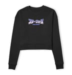 Star Wars Princess Leia Women's Cropped Sweatshirt - Black - XXL - Black