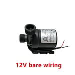 Mini pompe à eau solaire en laiton,12V DC 24V,joint rapide,chauffage sans balais,pompes à eau chaude,aquarium,pompe SubSN,1/2"" - Type 12V Bare Wiring #A