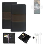 Phone Case + earphones for Nokia G400 5G Wallet Cover Bookstyle protective