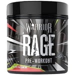 Warrior Rage - Pre-workout Powder - 392g - Energy Drink Supplement with Vitamin C, Beta Alanine and Creatine Gluconate - 45 Servings (Wicked Watermelon)