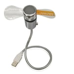 USB Fläkt Mini Fläkt LED-klocka - stock