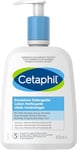 Cetaphil lotion nettoyante, 470ml, lotion nettoyante visage et corps, peaux sensibles sèches à normales, Niacinamide, Panthénol et de la Gycérine hydratante, sans savon