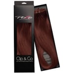 Poze Hairextensions Poze Clip&Go Aidot hiustenpidennykset 4RG Auburn 7