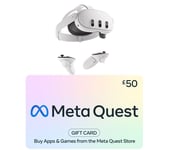 Meta Quest 3 Mixed Reality Headset (512 GB) & £50 Gift Card Bundle