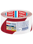 tesa Signal Premium Warning marking tape 66m x 50mm Red-White