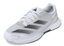 adidas Homme Defiant Speed 2 Tennis Shoes Chaussures, FTWR White Core Black Grey One, 45 1/3 EU