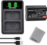 2 Pcs NP-W235 Batterie et Chargeur avec USB Port pour Fujifilm X-T5, X-T4, X-H2S, GFX100S, GFX 50S II, VG-XT4 Vertical Camera