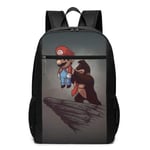 Mario Sac à Dos Cartable pour Enfants Étudiant Classique Sacs à Dos pour Ordinateur Portable Unisexe Voyage léger Sac à Dos à glissière pour Adulte 17 Pouces