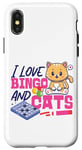 iPhone X/XS Bingo Player Cat I Love Bingo And Cats Case