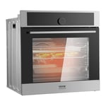 VEVOR Four Encastrable de 76 L, Four Mural Simple de 59,5 cm, Électrique 3550 W, avec 16 Fonctions de Cuisson, Chauffage Rapide à 200 °C en 5 Minutes, avec Grille et Plateau de Cuisson, Cuisine