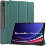 Samsung Galaxy Tab S9 Ultra X910    Tri-Fold PU Case    Teal