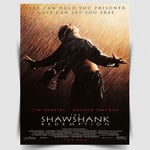 THE SHAWSHANK REDEMPTION SIGN METAL WALL PLAQUE PRINT Film Movie Advert poster