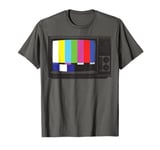 No Signal 70s 80s Television Screen Retro Vintage Funny TV T-Shirt