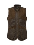 Chevalier Vintage Shooting Vest Leather Brown dam 38