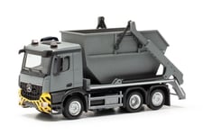 HERPA, MERCEDES BENZ Arocs M 6x2 avec benne déposable, échelle 1/87, HER317863