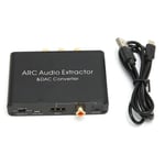 HD Multimedia Interface ARC Extractor Digital/Analog Audio DAC-muunnin HDTV DVD:lle