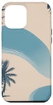 iPhone 12 Pro Max Blue Beach Landscape: Tropical Waves, Sand, Clouds, Scene Case