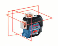 Bosch GLL 3-80 C linjelaser 12V med holder, 2,0 Ah batteri og lader L-Boxx