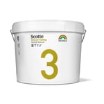 Beckers Takfärg, Scotte 3 helmatt, 4L, Vit