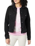 Amazon Essentials Women's Jeans Jacket (Available in Plus Sizes), Black Wash, 4XL Plus