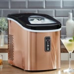 Electric Ice Cube Maker Countertop Machine Automatic Compact Portable Copper