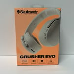 Skullcandy Crusher Evo Over-Ear Wireless Bluetooth Headphones Bone White - New