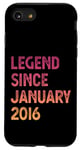 iPhone SE (2020) / 7 / 8 9th Birthday Boys Girls Legend Since January 2016 Case