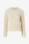 Object - Tröja objCharlie L/S Knit Pullover - Beige