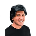 Bristol Novelty Mens Side Parting Wig - One Size