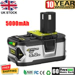 For Ryobi 18V One+ Plus 5Ah Lithium Battery RB18L50 RB18L40 P104 P105 P108 P780