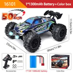 70 0r 50KM/H 4WD RC Car with LED Remote Control High Speed 4X4 Truck Kids Toys