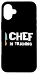 Coque pour iPhone 16 Plus Chef en formation – Débutant en cuisine – Future Cook