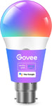 Govee RGBWW Smart Bulbs, WiFi LED Light Bulb B22, 800LM, Music Sync, 54 Dynamic