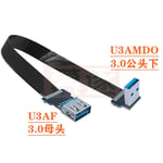 3.0 Usb Câble D'extension Mâle À Femelle Extender Cordon Vitesse Rapide Usb 3.0 Kable Étendu Pour Ordinateur Portable Pc D'extension Usb 5cm-1m Câble - Type Do-30cm