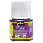 Pebeo - Transparent Glass Paint Vitrea 160°C - Amaranthine - 45 ML, Amaranth