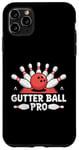 Coque pour iPhone 11 Pro Max Gutter Ball Pro Bowling Tenpin