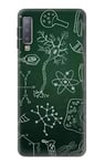 Innovedesire Science Green Board Case Cover For Samsung Galaxy A7 (2018)